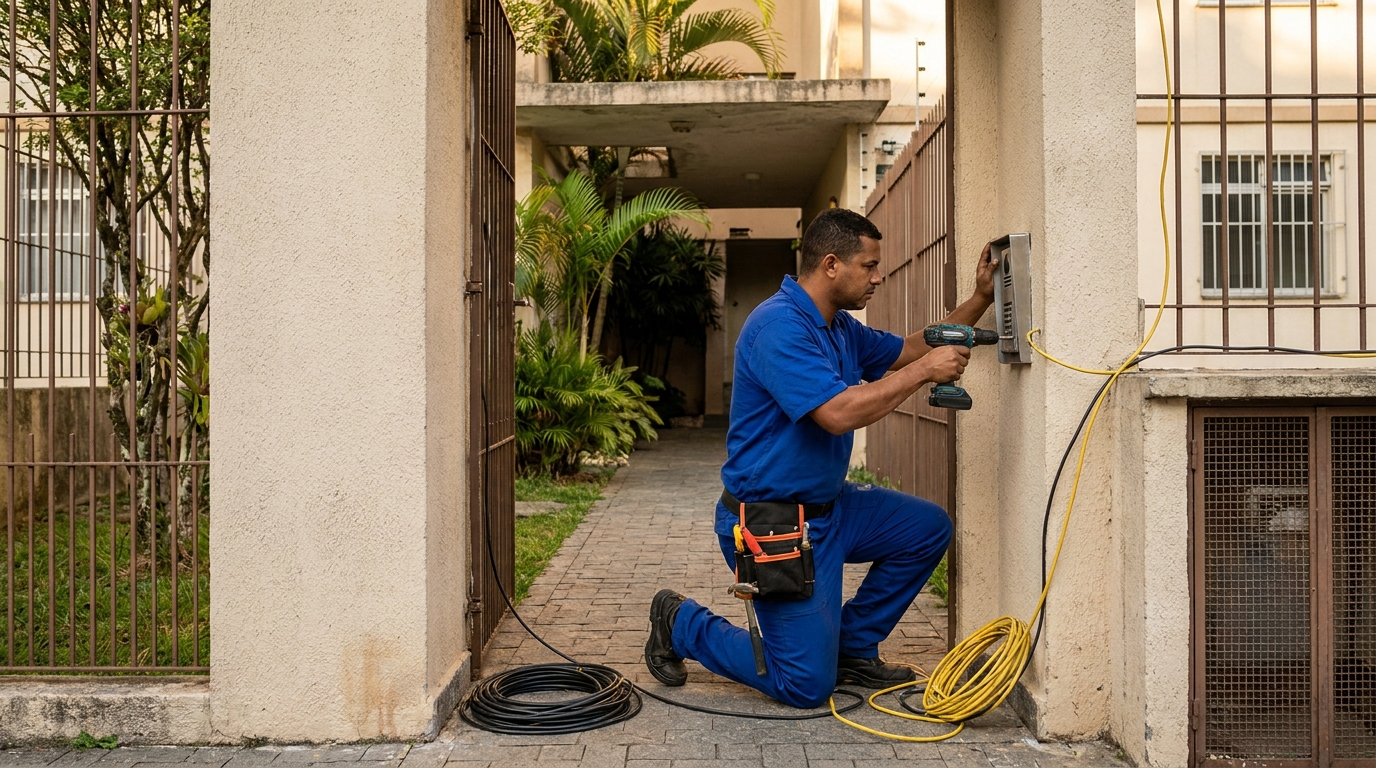 Instalacao de interfone profissional em Duque de Caxias‑RJ